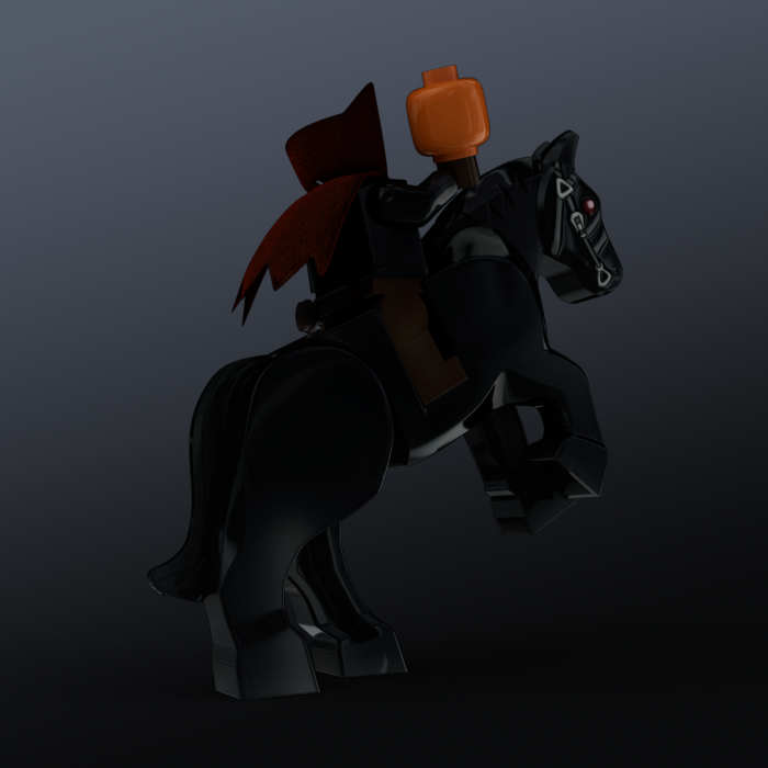 Lego headless horseman model